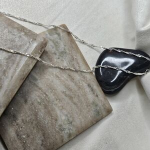 Gourguse 925 Sterling Silver Singapore 20" Chain